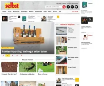 Selbst.de(Heimwerken: Tipps zum Selberbauen für Haus und Garten) Screenshot