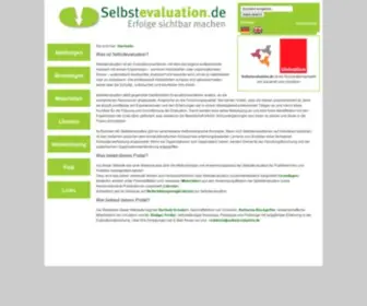 Selbstevaluation.de(Was ist Selbstevaluation) Screenshot
