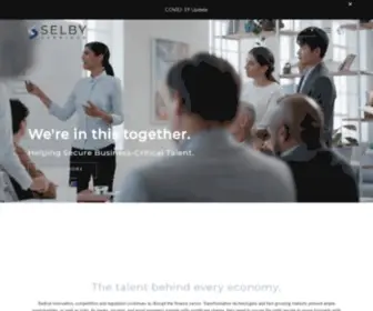 Selbyjennings.com(Financial Services Recruiting Firm) Screenshot