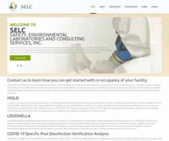 Selcinc.com(Safety Environmental Laboratories and Consulting) Screenshot