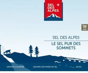 Seldesalpes.ch(Sel des Alpes) Screenshot