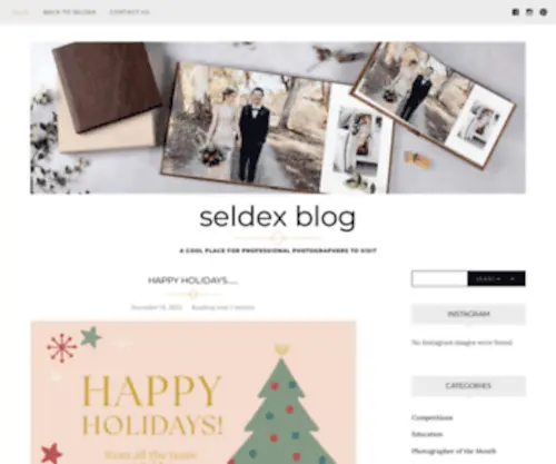 Seldexblog.com(A cool place for professional photographers to visit) Screenshot