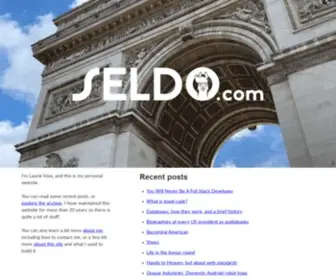 Seldo.com(Personal site and blog) Screenshot