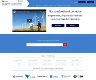 Selecaoengenharia.com.br(Vagas de emprego para Engenheiros) Screenshot