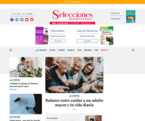 Selecciones.com(The html5 herald) Screenshot