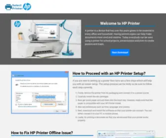 Select-Printer.site(Website description) Screenshot