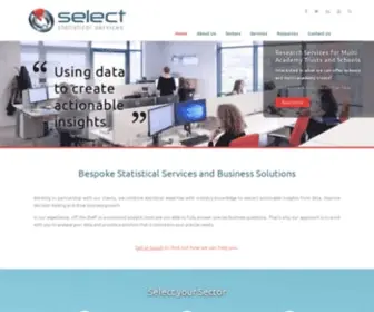 Select-Statistics.co.uk(Select Statistical Consultants) Screenshot
