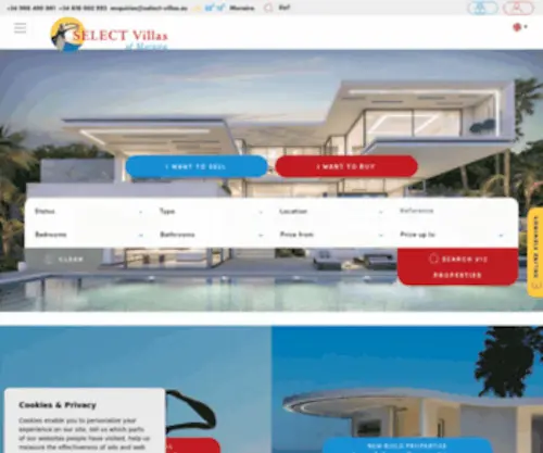 Select-Villas.es(Estate Agents) Screenshot