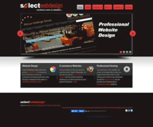 Select-Webdesign.co.uk(Website Design in Hamilton) Screenshot