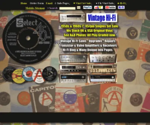 Select45RPM.com(Select 45 RPM) Screenshot