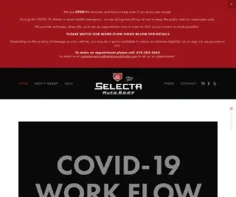 Selectaautobody.com(Selecta Auto Body) Screenshot