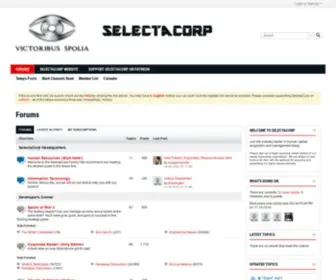 Selectacorp.com(Forums) Screenshot