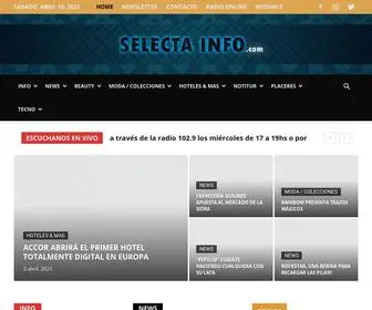 Selectainfo.com(Selecta Info) Screenshot