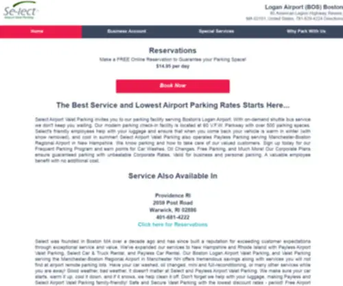 Selectairportvaletparking.com(Selectairportvaletparking) Screenshot