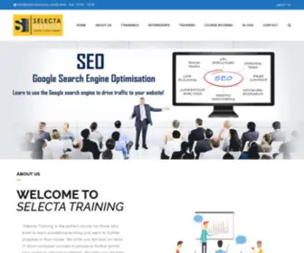 Selectatraining.com(Selecta Training) Screenshot