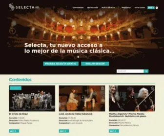 Selectatv.com(Conciertos) Screenshot