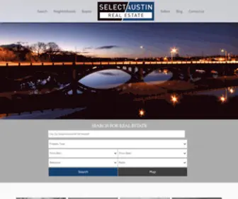 Selectaustin.com(Select Austin Realty) Screenshot