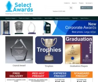 Selectawards.com.au(Select Awards Pty Ltd) Screenshot