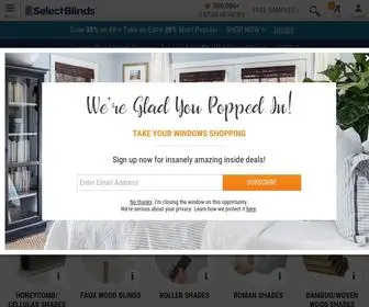 Selectblinds.com(Custom Blinds and Shades Online from) Screenshot