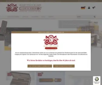 Selected-Cigars.com(Selected CIgars) Screenshot