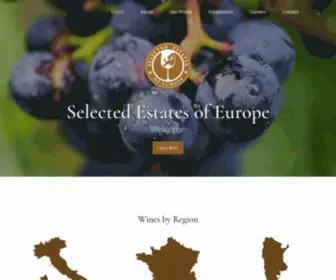 Selectedestates.com(Selected Estates of Europe) Screenshot