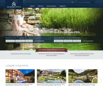 Selectedhotels.it(Selected Hotels) Screenshot