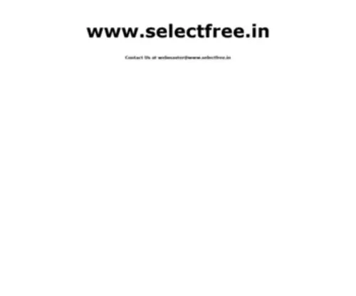 Selectfree.in(selectfree) Screenshot