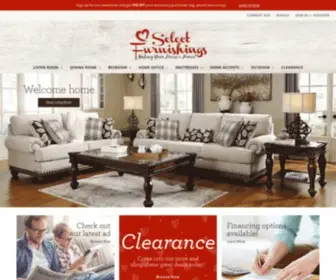 Selectfurnishings.net(Select Furnishings) Screenshot