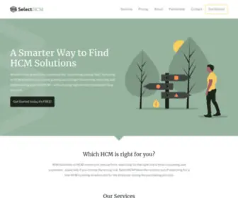 Selecthcm.com(A Smarter Way to Find HCM Solutions) Screenshot