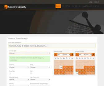 Selecthospitality.net(Home) Screenshot