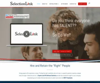 Selectionlink.com(SelectionLink's business development) Screenshot