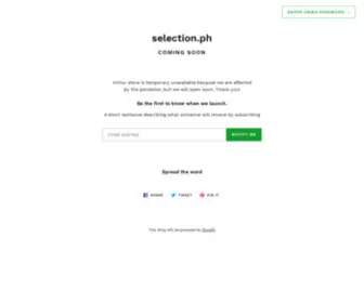 Selectionph.com(Selectionph) Screenshot