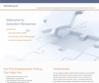 Selectionresources.com(Reduce Employee Turnover) Screenshot