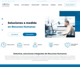 Selectiva.es(Soluciones en RRHH para empresas y candidatos) Screenshot