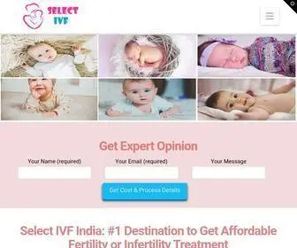 Selectivf.com(Select IVF India) Screenshot