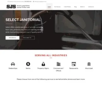 Selectjanitorialservices.net(Select Janitorial) Screenshot