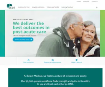 Selectmedical.com(Select Medical) Screenshot