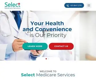 Selectmedicare.com.sg(Medical Care Consultants) Screenshot