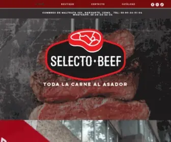 Selectobeef.com.mx(INICIO) Screenshot