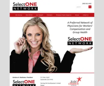 Selectonenetwork.com(SelectOne Network) Screenshot