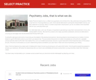 Selectprofessional.com(Select Practice) Screenshot