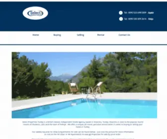 Selectpropertyturkey.com(Select Properties) Screenshot