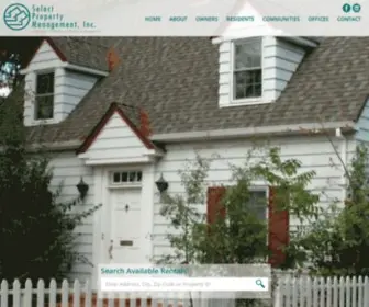 SelectpropmGt.com(Select Property Management) Screenshot