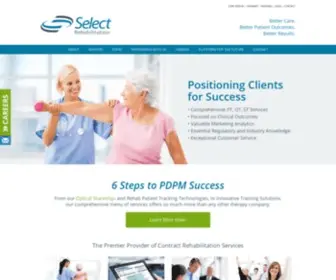 Selectrehab.com(Select Rehabilitation) Screenshot