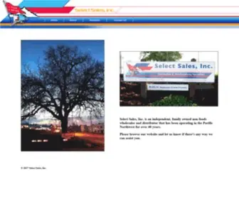 Selectsales.com(Select Sales) Screenshot