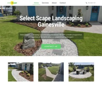 Selectscape.com(Gainesville Lawn Care & Maintenance) Screenshot