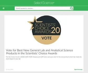 Selectscience.net(Trusted Information for Laboratory Scientists) Screenshot