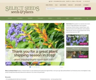 Selectseeds.com(Select Seeds) Screenshot