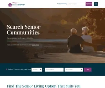 Selectseniorcommunities.com(Select Senior Communities) Screenshot