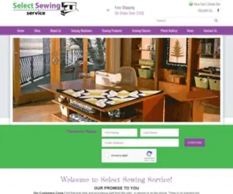 Selectsewingservice.com(Select Sewing Service) Screenshot